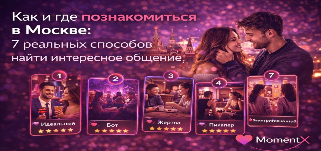 Как и где познакомиться в Москве: 7 реальных способов найти интересное общение