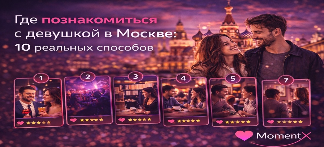 Где познакомиться с девушкой в Москве: 10 реальных способов